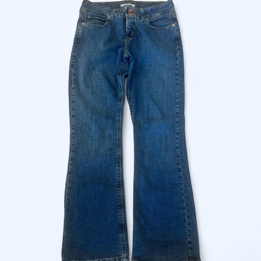 womens y2k levis slender bootcut size 6 dark wash made in mexico